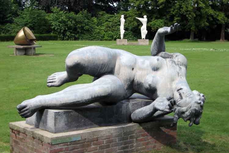 "Middelheim Sculpture Park" sculpture exhibition in Antwerp, Belgium